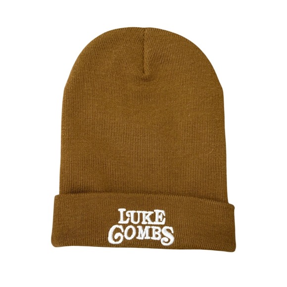 Carhartt Other - Carhartt Watch Luke‎ Combs Beanie Hat Men Brown Acrylic One Size Winter Warm